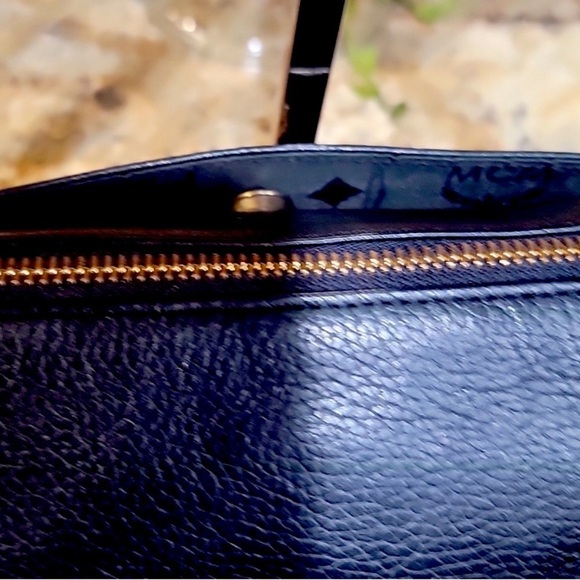 MCM Studded Papillon Barrel Mini Bag, Authentic. EUC - Picture 5 of 10